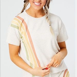 NWT Altar’d State Rainbow Lounge Top